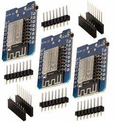 AZDelivery 3 x D1 Mini NodeMcu mit ESP8266-12F WLAN Module CH340G Lua kompatibel mit Arduino inklusive E-Book! Angebot bei HelloDeals