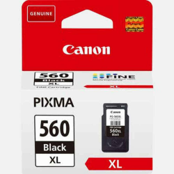 Canon Tinte - PG-560XL Original Tinte Schwarz mit hoher Reichweite - Druckt bis zu 400 A4-Seiten (1 x Patrone) - Kompatibel PIXMA Druckern Schwarz Recyclebare Verpackung Single Angebot bei HelloDeals