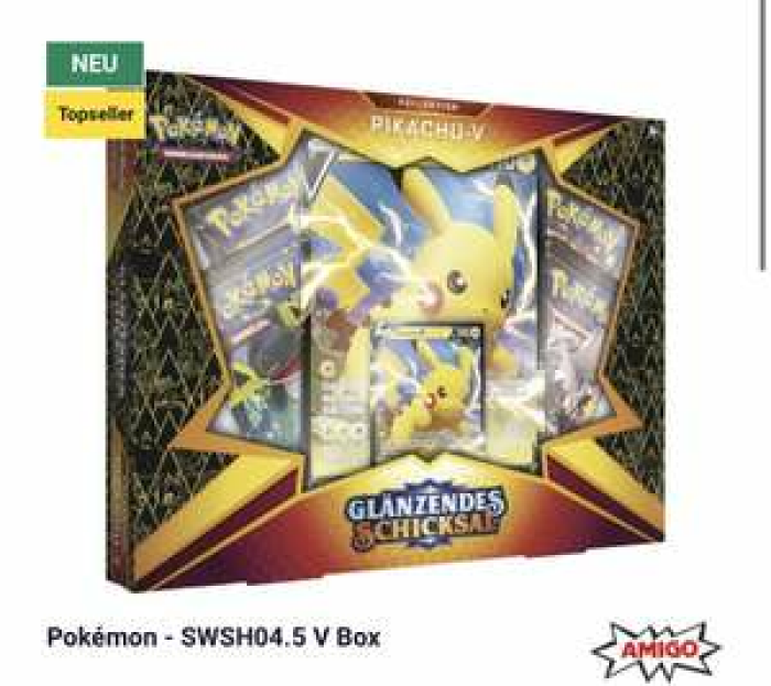Pokémon Glänzendes Schicksal SWSH04.5 V Box