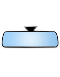 QWORK® Auto Rückspiegel mit Starker Saugnapf, Universal Innenspiegel 360° Drehbarer Fahrlehrer für Auto, SUV, CRV, Vans, Trucks (20x6cm) Angebot bei HelloDeals