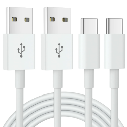 USB C Kabel [ 2Stück 1M ], USB Typ C Ladekabel Schnellladung für Samsung Galaxy S24 S23 S22 S21 S20 S10 S9 Note 10 9 8, iPhone 15 Pro, Google Pixel, Hawei, Xiaomi, OnePlus, Sony Xperia Controller 2P1M Angebot bei HelloDeals