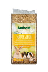 Anibest Naturstroh, Kleintierstreu, 100 % natürliche Einstreu für alle Nager & Kleintiere, Kaninchen, Hamster, Meerschweinchen und Co, saugfähig, wärmeisolierend, Made in Germany, 0,8 kg 1 kg (1er Pack) Angebot bei HelloDeals