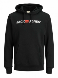 JACK & JONES Male Kapuzenpullover Logo Kapuzenpullover XXL Schwarz Angebot bei HelloDeals