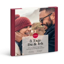 mydays Geschenkbox 3 Tage Du & Ich, traumhafte Unterkünfte an 80 Standorten, Reise-Gutschein für 2 Personen Angebot bei HelloDeals