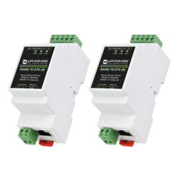 Waveshare Industrial Serial Server(2pcs), RS485 to RJ45 Ethernet, TCP/IP to Serial Module, Support Rail-Mount Modbus Gateway Angebot bei HelloDeals