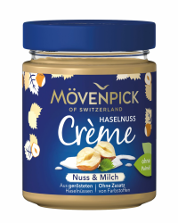 Mövenpick Haselnuss Crème Nuss & Milch, Premium Nuss-Brotaufstrich, 300g 300 g (1er Pack) Nuss-Milch Angebot bei HelloDeals
