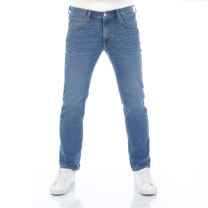 [Nur heute] Lee Herren Jeans Daren Zip Fly - Regular Fit - Blau - Light Used