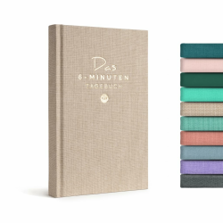 6-Minuten Tagebuch für Erwachsene (Das Original) - Dankbarkeitstagebuch, Wissenschaftlich Fundiertes Journal Buch - Achtsamkeitstagebuch für Mehr Resilienz & Selbstliebe Natur Angebot bei HelloDeals
