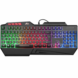 Rii Gaming Tastatur, PC Tastatur Beleuchtet Regenbogen Tastatur USB, 19 Anti-Ghosting, Gaming Keyboard Für PC/Laptop/PS4/Xbox One (Deutsches Layout) B086DC4MRL Angebot bei HelloDeals