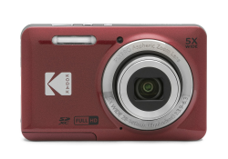 KODAK Pixpro FZ55-16 Megapixel Digitalkamera, 5X optischer Zoom, 2.7 LCD, optischer Bildstabilisator, 720p Full HD-Video, Lithium-Ionen - Rot Angebot bei HelloDeals