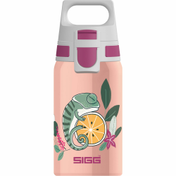 SIGG - Edelstahl Trinkflasche Kinder - Shield One - Für Kohlensäurehaltige Getränke Geeignet - Auslaufsicher - Federleicht - BPA-frei - 0,5L 5 Flora Angebot bei HelloDeals
