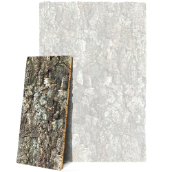 XL Korkrückwand (Rückwand Terrarium), 3D Kork-Rückwand 60 x 30 cm im Stil Forest | natürliches Design aus Kork | gereinigt & desinfiziert | Made in Portugal Angebot bei HelloDeals