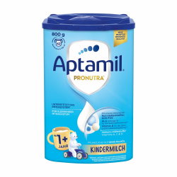 Aptamil Kindermilch 1 Plus – Für Kleinkinder im Wachstum – Mit wichtigen Nährstoffen - Ohne Palmöl – 1 x 800 g – 42 Portionen à 130 ml Aptamil Kindermilch 1+ 800 g (1er Pack) Angebot bei HelloDeals