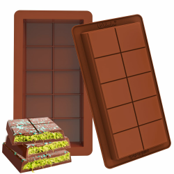 Webake Schokoladenform Silikon Tief Schokoladentafel Form 2 Stück Silikonform Schokoladentafel Tiefe Schokoladenform Extra Tief Schokolade Form für Schokolade Praline Süßigkeiten Angebot bei HelloDeals