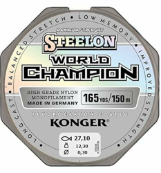Konger Angelschnur World Champion Fluorocarbon Coated 0,10-0,30mm/150m Monofile Schnur super stark ! 0,18mm / 5,05kg Angebot bei HelloDeals