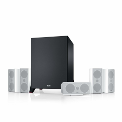 Teufel CONSONO 35 Mk3 Power Edition 5.1 Set - Heimkino Lautsprecher mit Mächtiger Subwoofer, Hi-Fi-Satelliten, Surround Soundanlage - weiß Angebot bei HelloDeals