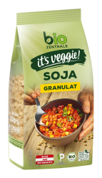 biozentrale it´s veggie! Soja Granulat | 6 x 250 g proteinreiche Fleischalternative aus 100% texturiertem Bio-Sojamehl | Soja aus Österreich | vegan, einfach und vielseitig zuzubereiten Soja Granulat 250 g (6er Pack) Angebot bei HelloDeals