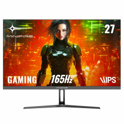 Minifire Gaming Monitor 27 Zoll, 165 Hz, 1ms, AdaptiveSync, IPS, 2xHDMI 2.0/1xDP 1.4 Ports, FHD, sRGB 110%, Monitor PC Bildschirm(MFG27F2 HDMI-Kabel im Lieferumfang enthalten) 27"/165Hz/HDMI/DP Angebot bei HelloDeals