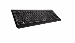 CHERRY KC 1000, Kabelgebundene Tastatur, Deutsches Layout (QWERTZ), Plug & Play über USB-Anschluss, Flaches Design, Flüsterleiser Tastenanschlag, Schwarz Deutsches Layout - QWERTZ Schwarz Angebot bei HelloDeals