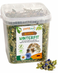 petifool Winterfit 430g - Ergänzungsfutter für Nager - natürliches Nagerfutter für Kaninchen, Meerschweinchen, Hamster, Chinchilla & mehr - ohne künstliche Zusätze - 100% Natur - artgerechtes Futter 430 g (1er Pack) Angebot bei HelloDeals