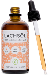 Lachsöl für Katzen mit Omega 3 & 6 I 100ml norwegisches, natürliches Lachs-Öl aus Atlantik-Meer-Lachs I Hochdosiertes Ergänzungsmittel für Katzen 100ml Katze Angebot bei HelloDeals