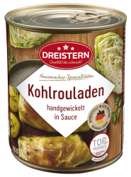 DREISTERN 2 Gourmet Kohlrouladen, Gemüse, 800 gramm 800 g (1er Pack) Kohlrouladen Angebot bei HelloDeals