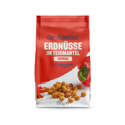 by Amazon Erdnüsse im Teigmantel Paprika, 170g 170g (1er-Pack) Angebot bei HelloDeals