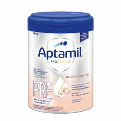 Aptamil Profutura DUOAdvance PRE – Anfangsmilch von Geburt an, Mit DHA, Nur Laktose, Ohne Palmöl, Babynahrung, Milchpulver, 1x 800 g 800 g (1er Pack) Profutura DUOAdvance PRE Angebot bei HelloDeals