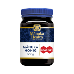 Manuka Health - Manuka Honig MGO 400+ 500g, hergestellt und abgefüllt in Neuseeland mit zertifiziertem Methylglyoxal Gehalt, natürlicher Manuka Honig von der Manukapflanze, 100% Manuka, vegetarisch 500 g (1er Pack) MGO 400+ Angebot bei HelloDeals