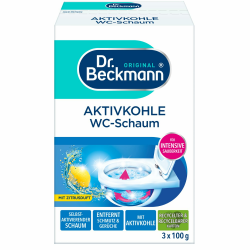 Dr. Beckmann Aktivkohle Wc-Schaum, Selbstaktivierender Schaum 3x 100 g 1er Pack Angebot bei HelloDeals