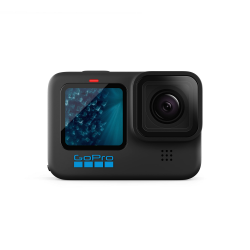 GoPro HERO11 Black – wasserdichte Action-Kamera mit 5,3K60 Ultra HD-Video, 27 MP Fotos, 1/1,9-Zoll-Bildsensor, Live-Streaming, Webcam, Stabilisierung H11 V2 Single Angebot bei HelloDeals