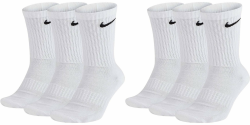 Nike Herren Everyday Cushioned Crew Crew-trainingssocken (6 Paar) 42-46 Weiß Angebot bei HelloDeals
