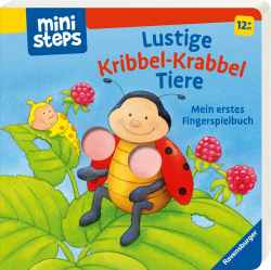 ministeps: Lustige Kribbel-Krabbel Tiere: Mein erstes Fingerspielbuch. Ab 12 Monaten. Angebot bei HelloDeals