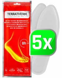 TerraTherm Wärmesohlen für Schuhe - 5 Paar M Sohlenwärmer, 100% natürliche Wärme, Fußwärmer Sohlen als auch Wärmeeinlagen für Schuhe, für 8h warme Füße, Schuhwärmer Einlagen M M (39-41) 5 Paar Angebot bei HelloDeals