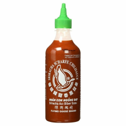 FLYING GOOSE Sriracha Chilisauce, das Original, scharf, grüne Kappe, scharfe Würzsauce aus Thailand, 1 x 455 ml Sriracha 455ml Angebot bei HelloDeals