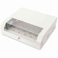 DIGITUS Netzwerk-Schrank 19 zoll 3 HE + 2 HE - Horizontale Aufputz-Wandmontage - Kompakt - Traglast 30 kg - Grau NW-Schrank SOHO Serie Einzelartikel Grau Angebot bei HelloDeals