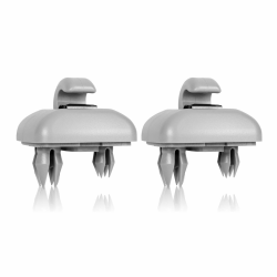 Auto Halterung Sonnenblende 2Pcs, Auto-Sonnenblenden-Clip Haken für Sonnenblenden Kompatibel mit A1 A3 A4 A5 Q3 Q5 (8E0 857 562) A7 B6 B7 B8 S4 S5 (Grau) Angebot bei HelloDeals