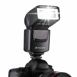 Powerextra Professioneller DF-400 Speedlite-Kamerablitz für Canon Nikon Pentax Samsung Fujifilm Olympus Panasonic Sigma Minolta Leica Ricoh DSLR-Kameras und Digitalkameras mit Einzelkontakt-Hotshoe Angebot bei HelloDeals
