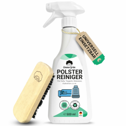 Emma Grün® Polsterreiniger für Sofa, Couch & Autositze 1x500ml [inkl. Polsterbürste] - Nachhaltig & Anti Geruch - Auto Innenraum Reiniger - Polsterreinigung aus Deutschland Spray - 1x500ml Angebot bei HelloDeals