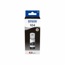 Epson EP65580 Original 104 EcoTank Tintenflasche (ET-2710 ET-2711 ET-2720 ET-2726 ET-4700 ET-2712,ET-2721) schwarz, 65ml Angebot bei HelloDeals