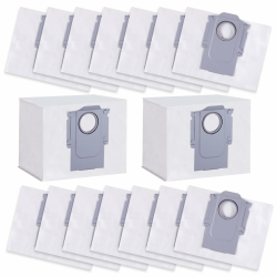16 Stück Staubbeutel für Roborock S8+/ S8 Pro Ultra/ S7 MaxV Ultra/ S7 Pro Ultra/ Q7+/ Q7 Max+/ Q8 Max+/ Q5 Pro+ Staubsauger Absaugstation, Ersatzbeutel Zubehörset Staubsaugerbeutel Ersatzteile