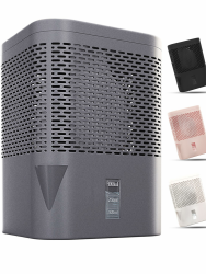 BonAura® AirOne Luftentfeuchter ohne Strom bis 23m² I 360° Belüftung I Raumentfeuchter mit Ausgießer & 680g Luftentfeuchter Granulat I Schimmel- und Geruchsschutz I Raum Entfeuchter Wohnung Titanium Gray Angebot bei HelloDeals