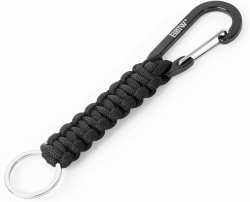 EOTW Paracord Schlüsselanhänger Karabiner Personalisiert Karabinerhaken D Ring Schlüsselband Schlüsselring für Motorrad Auto Camping Wandern Männer Frau Kinder 1 Schwarz Angebot bei HelloDeals