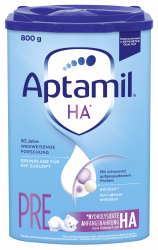 Aptamil HA PRE – Anfangsmilch von Geburt an, Mit DHA, Nur Laktose, Ohne Palmöl, Babynahrung, Milchpulver, 800 g (1er Pack) Aptamil HA PRE 800 g (1er Pack) Angebot bei HelloDeals