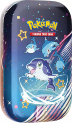 Pokémon-Sammelkartenspiel: Mini-Tin-Box Karmesin & Purpur – Paldeas Schicksale: Normifin (2 Boosterpacks, 1 Sticker & 1 Bildkarte) Angebot bei HelloDeals