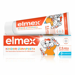 elmex Kinderzahnpasta 2-6 Jahre 50 ml – kindgerechte Zahnreinigung für hochwirksamen Kariesschutz – mit Aminfluorid für einen Dreifach-Schutzmechanismus 50 ml (1er Pack) Zahnpasta Angebot bei HelloDeals