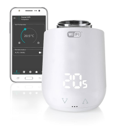 Eurotronic 700200 Comet Wifi 2021 Heizkörperthermostat (Heizen per WLAN, mit Alexa kompatibel, Thermostat zur Regulation der Raumtemperatur von unterwegs, Smart Home Zubehör zum Sparen von Heizkosten) Comet WiFi Einzelartikel Angebot bei HelloDeals
