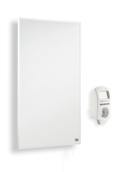Könighaus Infrarotheizung 600 Watt - Eco-Modell - weißer Rahmen - TÜV SÜD - 10 Jahre Herstellergarantie Elektroheizung mit Überhitzungsschutz - inkl. Thermostat 600 Watt Eco-Modell + Thermostat Angebot bei HelloDeals
