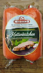 Grobe Mettwürstchen frisch | Mettwurst geräuchert | Streichwurst als Brotaufstrich | 2x60g 120.0 Gramm Angebot bei HelloDeals