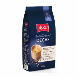 Melitta BellaCrema Decaf Ganze Kaffee-Bohnen entkoffeiniert 1kg, ungemahlen, Kaffeebohnen für Kaffee-Vollautomat, koffeinfrei, milde Röstung, geröstet in Deutschland, Stärke 3 Decaf 1 kg (1er Pack) Angebot bei HelloDeals